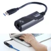 USB 3.0 to RJ45 Gigabit Ethernet Adapter for PC, Laptop & Mac