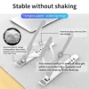 e77808a9954113ed92f85ae43e21be40.webp Portable Foldable Laptop Stand, Adjustable Notebook Holder for Desktop & Office Use