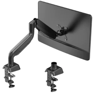 360° Adjustable Monitor Mount Arm, Rotatable Display Stand for Desk & Office