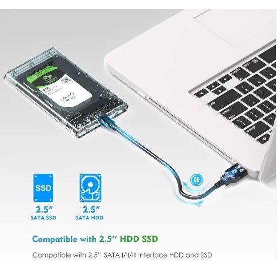 my-11134207-7rasc-m3dol0ab69kx15.webp Transparent External HDD/SSD Enclosure, Portable Hard Drive Case for USB Storage Drives
