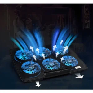 Gaming Laptop Cooling Pad with Fan, Portable Laptop Cooler for Improved Heat Dissipation