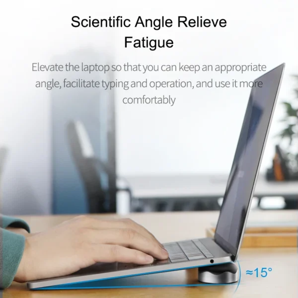 Hagibis Magnetic Laptop Stand, Portable Cooling Pad with Heat Dissipation & Anti-Slip Design for MacBook and Laptops