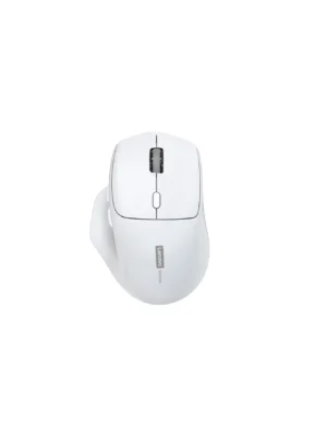 Lenovo Ergonomic Wireless Mouse, Rechargeable Bluetooth & 2.4GHz Dual-Mode Mouse with Comfortable Grip & Long Battery Life for Office & Gaming