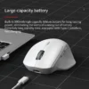 S1ba39fec41524295b5b8036242b56df4W.webp Lenovo Ergonomic Wireless Mouse, Rechargeable Bluetooth & 2.4GHz Dual-Mode Mouse with Comfortable Grip & Long Battery Life for Office & Gaming