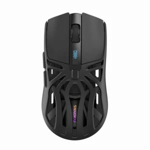 SmailWolf RS8 Tri-Mode Wireless Gaming Mouse, Bluetooth & 2.4GHz Connectivity, Lightweight Design, 10,000 DPI & 1KHz Polling Rate for PC