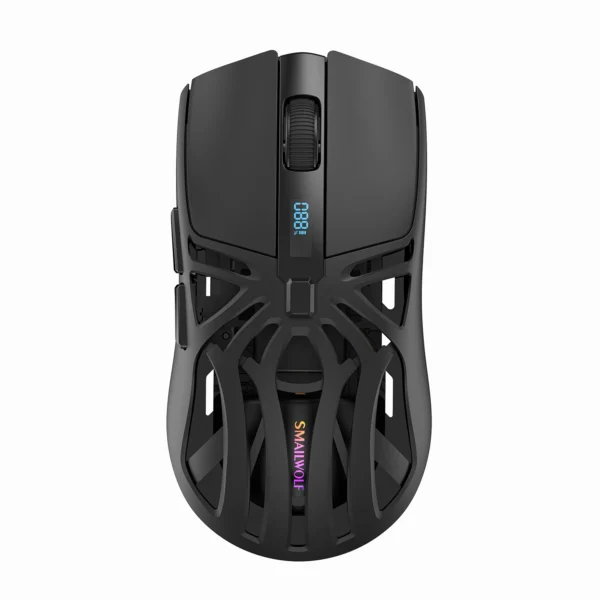 S63e7a74ff0534bd8a8c3f42b588b8946O.webp SmailWolf RS8 Tri-Mode Wireless Gaming Mouse, Bluetooth & 2.4GHz Connectivity, Lightweight Design, 10,000 DPI & 1KHz Polling Rate for PC