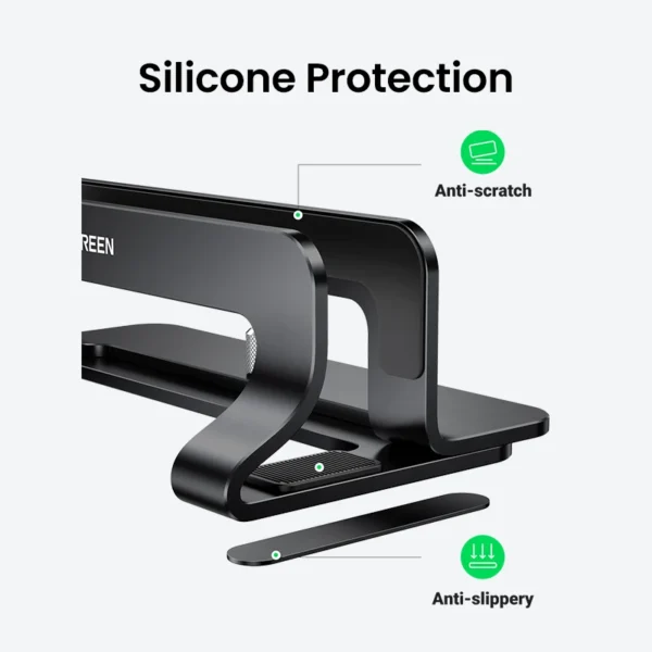 S6de2cf8502d54d21b5ffe86a8837ba19J.webp UGREEN Vertical Laptop Stand, Aluminum Notebook Holder for MacBook Air, MacBook Pro, Tablet & Phone