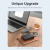 Vention 4-Port USB 3.0 Hub, High-Speed USB Hub Splitter Adapter for MacBook Pro, iPad Pro, Xiaomi, Lenovo & PC