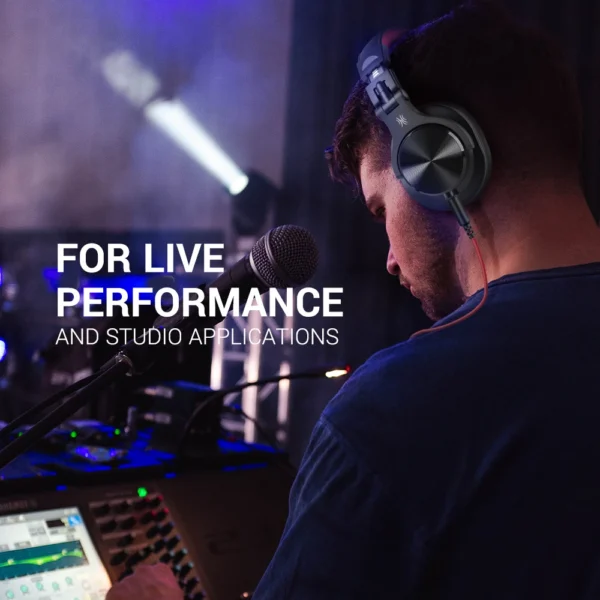 S71f0235517474959b6e903cfa1c6f1db0.webp OneOdio A71 Studio DJ Headphones, Portable Wired Over-Ear Headset with Music Sharing Port, Deep Bass & Stereo Sound for Recording