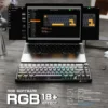 S7bcc82af121545c6905a3e18e6683294F.webp Attack Shark X66 Gasket Wireless Mechanical Gaming Keyboard with Volume Knob RGB Backlit Side Printed PBT Keycaps