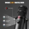 S7dc29ff480e24cb9b2da651faff836085.webp Maono PD400X USB/XLR Dynamic Microphone with One-Touch Mute, Headphone Jack & Volume Control, All-Metal Microphone for Podcasting, Streaming & Recording