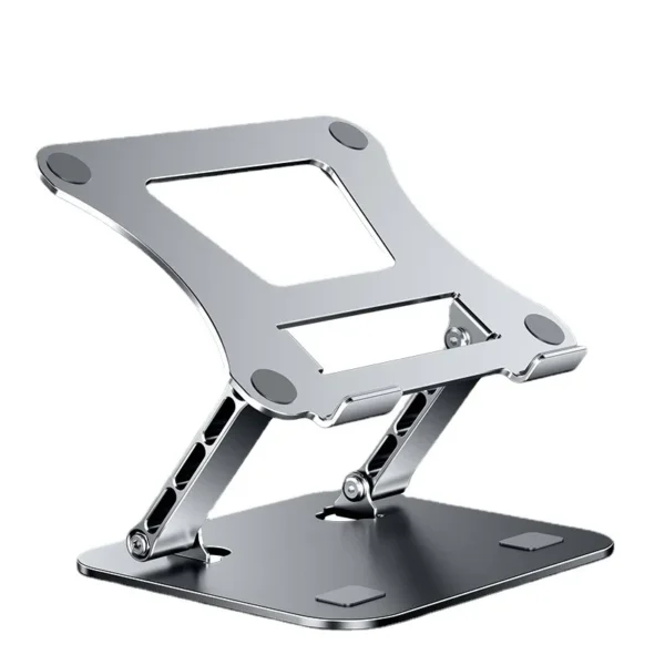 XMSJ Adjustable Carbon Steel Laptop Stand, Portable Foldable Notebook & Tablet Holder for Devices up to 17", Cooling Support for MacBook & Laptop