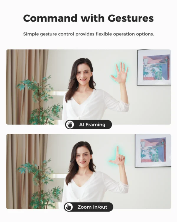 Sbdc6b9fef0ee4907bd8c39cd243647b2Y.webp OBSBOT Meet SE 1080P 100FPS Webcam for PC, AI Auto Framing Streaming Camera with 1/2.8" Sensor, Beauty Mode, Gesture Control & HDR