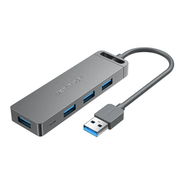 Vention 4-Port USB 3.0 Hub, High-Speed USB Hub Splitter Adapter for MacBook Pro, iPad Pro, Xiaomi, Lenovo & PC