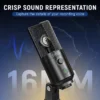 Scd4072775fc34319900b826e745f6bf6k.webp FIFINE K669PRO1 USB Condenser Microphone with Pop Filter, Tap-to-Mute, Volume Control for PC, Recording, YouTube & Streaming