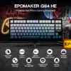 Scec7838ec23c4e05840d65e3fa7565cdJ.webp EPOMAKER G84 HE 75% Hall Effect Magnetic Gaming Keyboard, Tri-Mode Wired/Bluetooth/2.4GHz, 8K Polling Rate & 8000mAh Battery