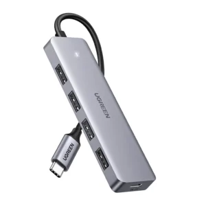 Sd0b63f7978c5415d9e5efcd590939c87e.webp UGREEN 4-Port USB-C Hub with USB 3.0 Ports, Type-C Hub Splitter Adapter for MacBook Pro, iPad Pro, Samsung Galaxy & Laptop
