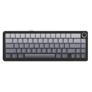 Attack Shark X66 Gasket Wireless Mechanical Gaming Keyboard with Volume Knob RGB Backlit Side Printed PBT Keycaps