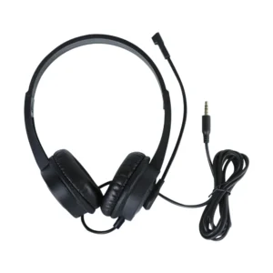 3.5mm Wired Computer Headset with Microphone, Volume Control & Noise Reduction for Office, School, Call Center & Gaming