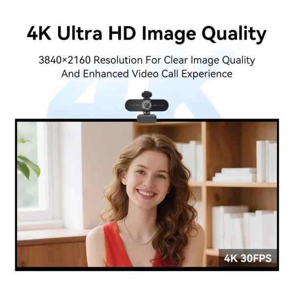 See4bbc03f8044297b0fa7a97eb7fbe766.webp EMEET 4K USB Webcam with PDAF Autofocus & Dual Microphones for PC, Zoom, Teams, Streaming & Video Calls