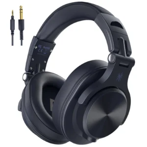 OneOdio A71 Studio DJ Headphones, Portable Wired Over-Ear Headset with Music Sharing Port, Deep Bass & Stereo Sound for Recording
